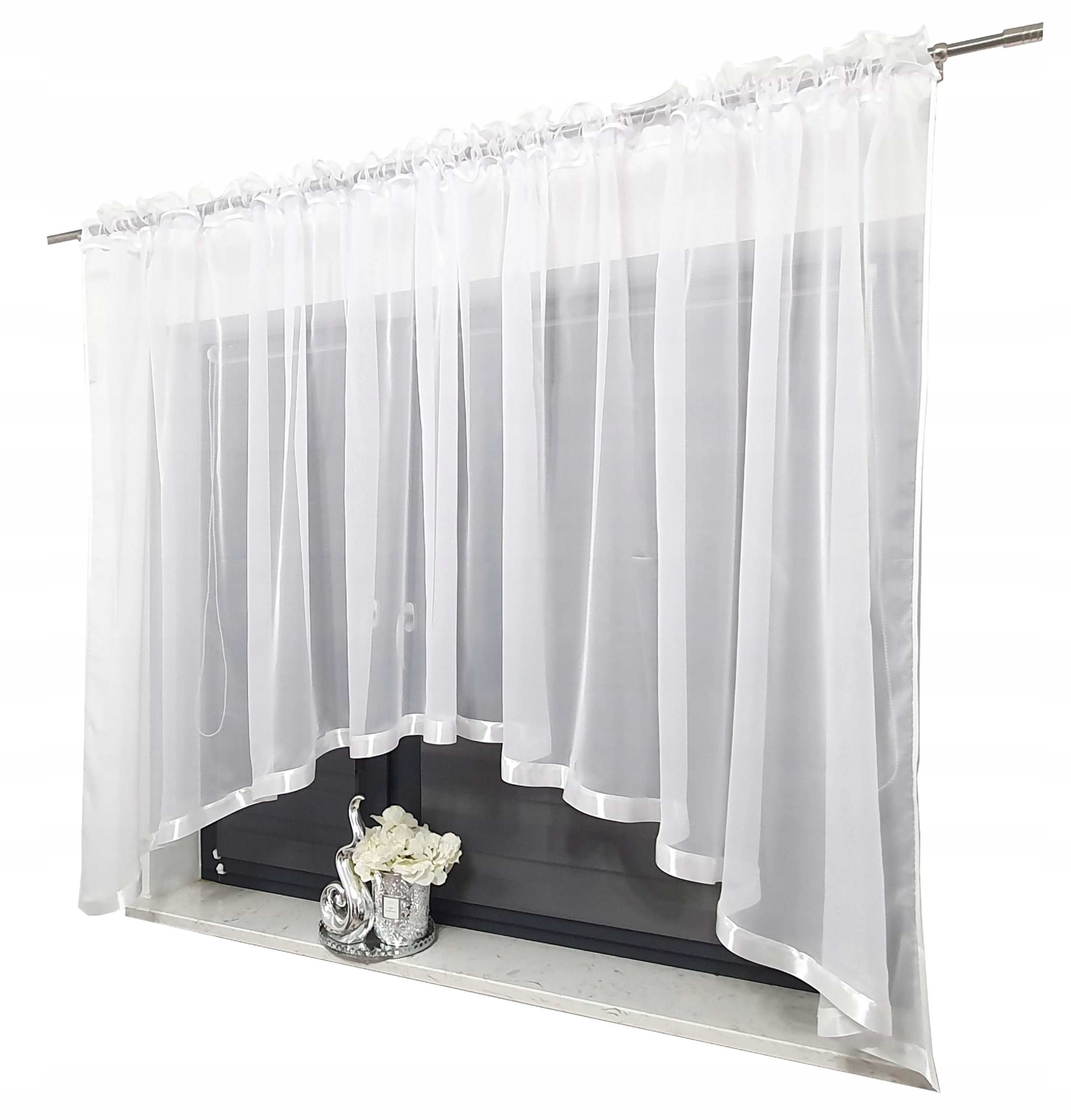 

Firana Gotowa W Łuk 500 x 180 CM Firanki Woal