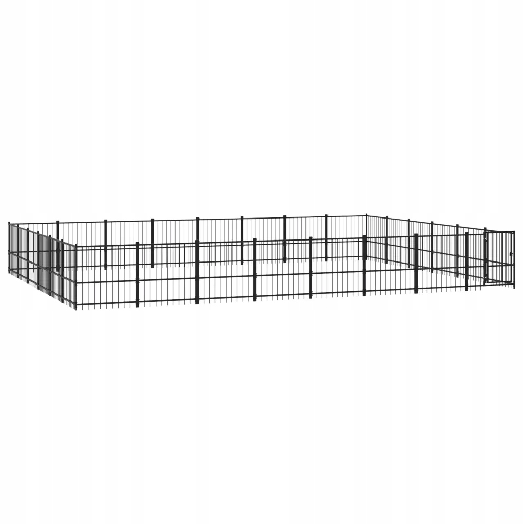 Levně Kotec pro psa venkovní, ocelová, 45,16 m²