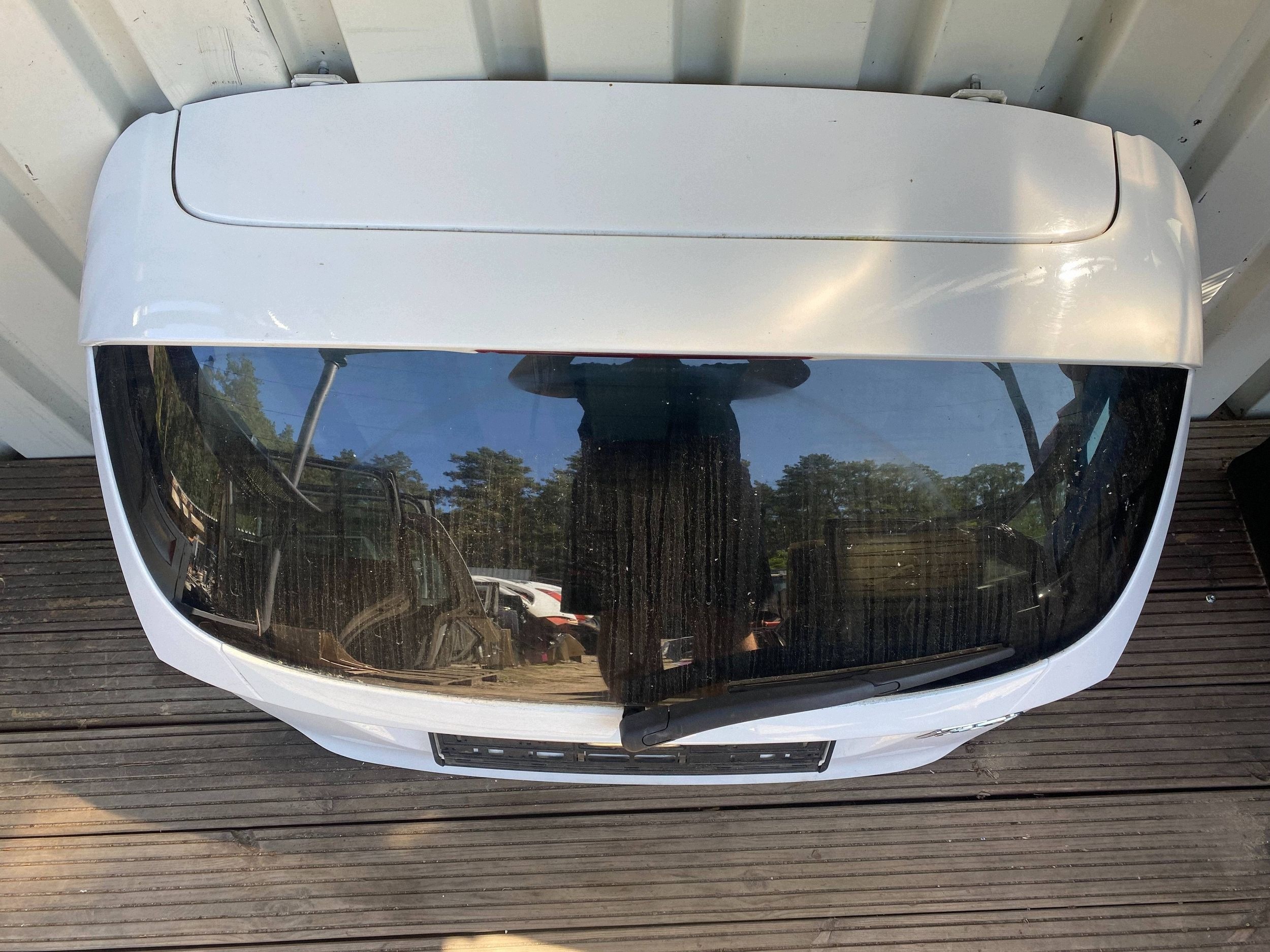 FORD FIESTA MK7 complete trunk door boot rear part rear H9 white