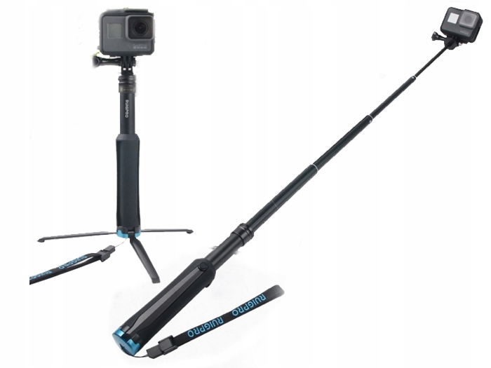 Statyw Monopod Kijek Grip SELFIE Stick do GoPro SJCAM XIAOMI DJI INSTA360