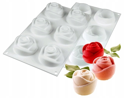 

Forma Foremka Silikonowa Do Babeczek Róże Różyczki