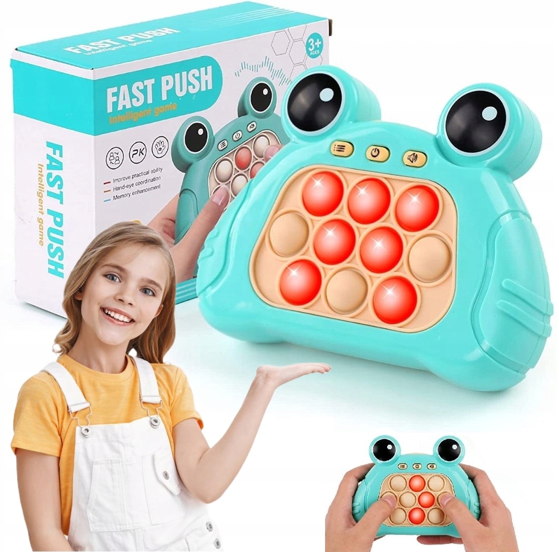 GRA ANTYSTRESOWA POP IT FAST PUSH PUZZLE FIDGET