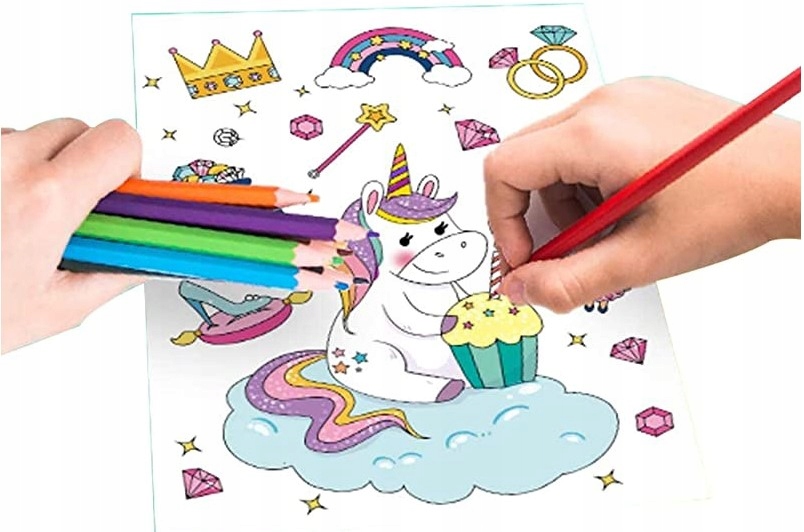 WYDRAPYWANKA ZDRAPYWANKA KOLOROWANKA KREATYWNA DLA DZIECI WRÓŻKI 9SZT FANDY Rodzaj wydrapywanki