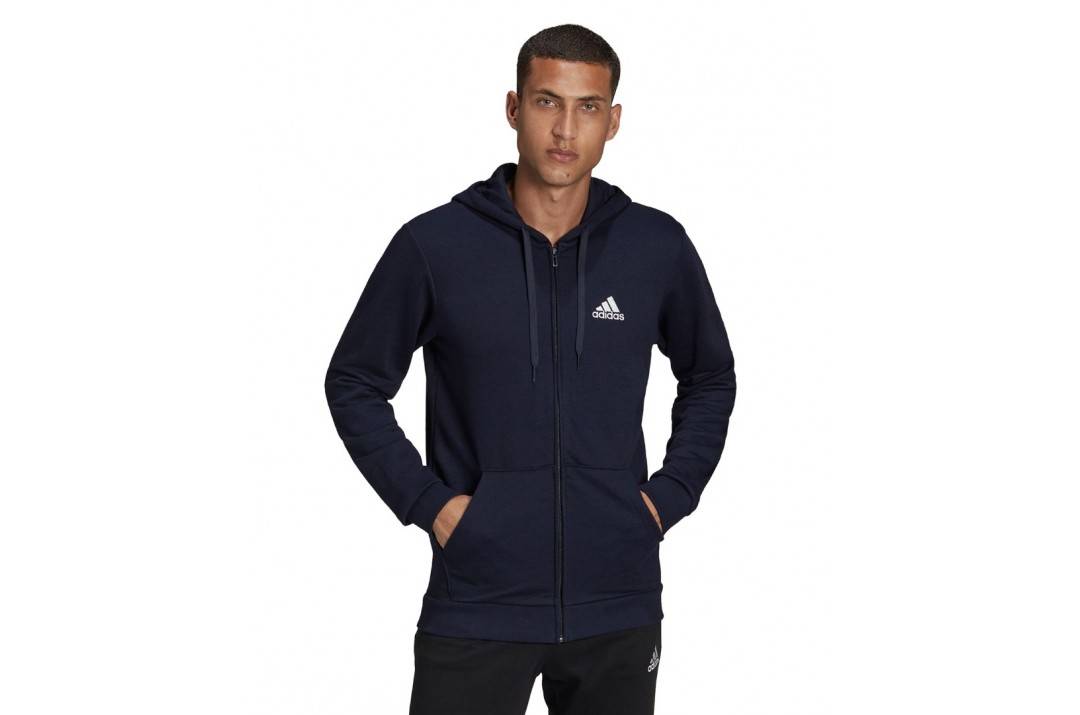 Pánská mikina s kapucí rozepínací Adidas M Bl Ft Fz Hd Xs