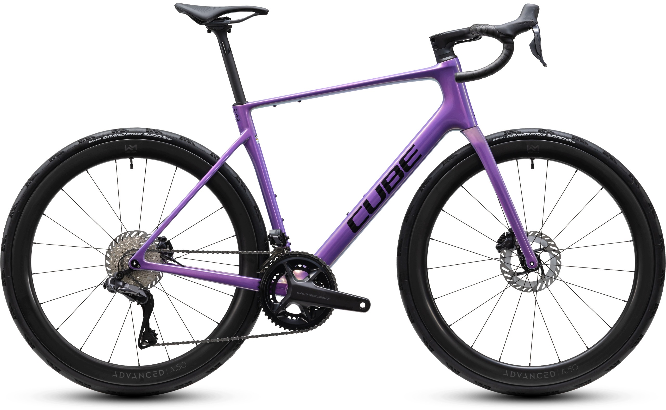Rower Cube Attain C:62 Slt 28" 2027 cosmicpurple´n´black 58 cm