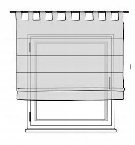 Hotová římská roleta Verona 110x150 cm zelená