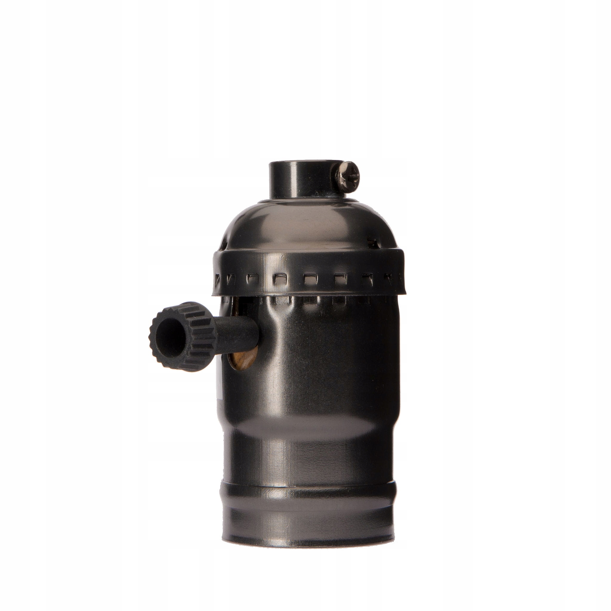 Oprawka dekoracyjna EKO E27 retro Czarna ON/OFF