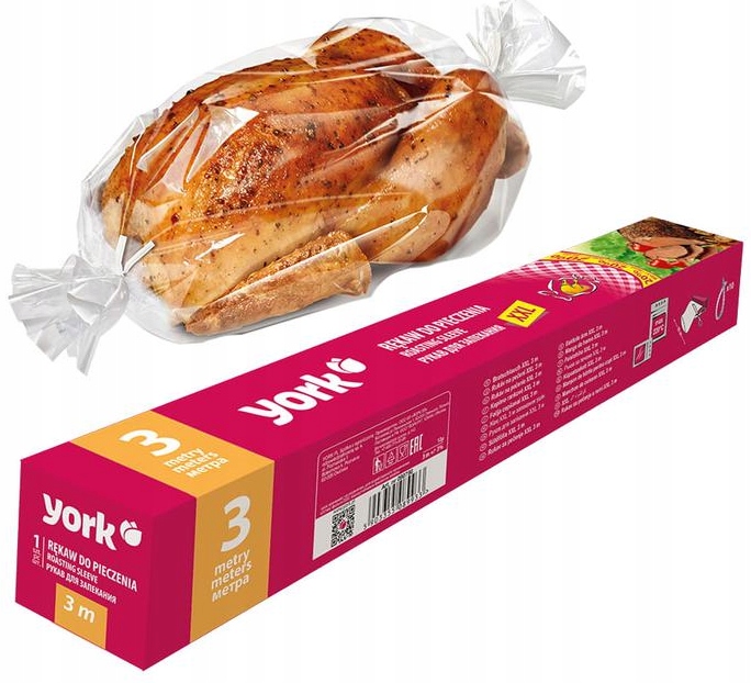 

Rękaw Do Pieczenia Worek Kartonik + 10 Klipsów 3M