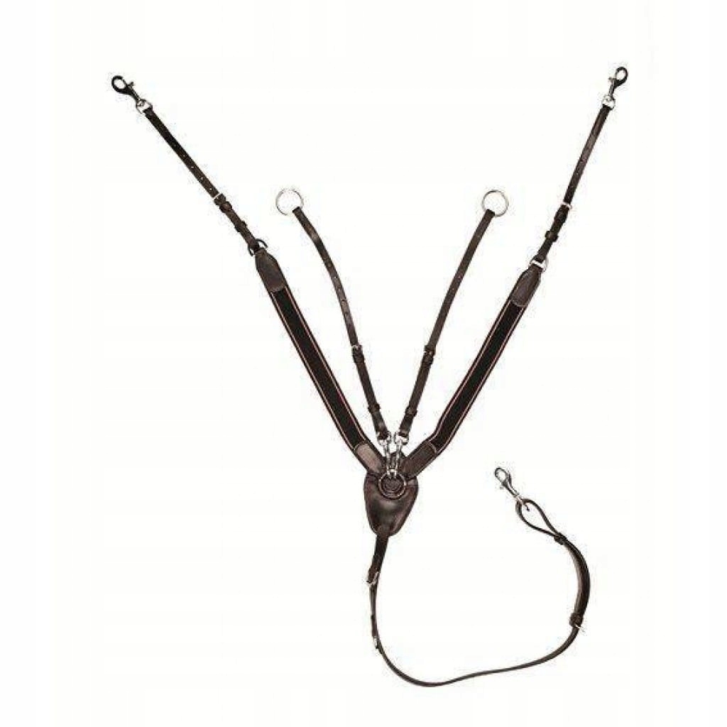 Napierśnik z wytokiem i szeroką gumą Hkm k. brown r. Full