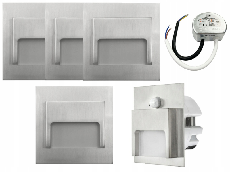 Sada osvětlení schodů Halogen Led 5x senzor