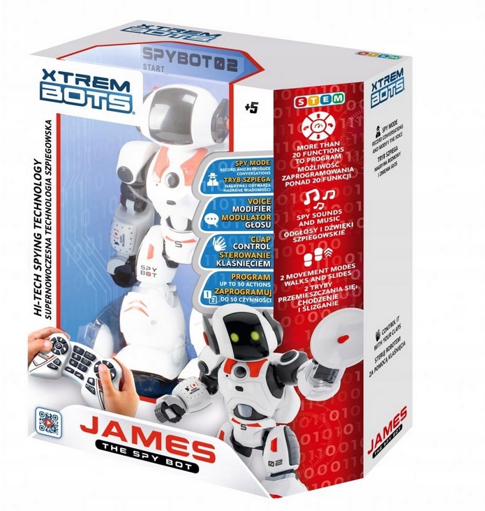 

James The Spy Bot Xtreme Bots Robot interaktywny