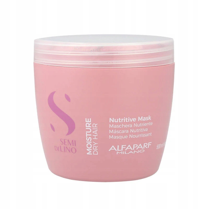 Alfaparf Semi DI Lino Moisture Vyživující maska pro suché vlasy 500 ml
