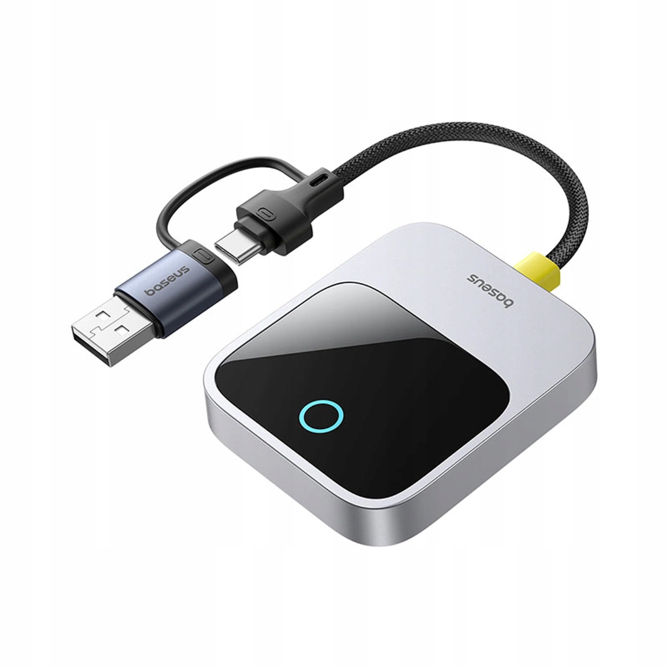 Adaptér CarPlay Baseus SafeJourney bezdrôtový šedý