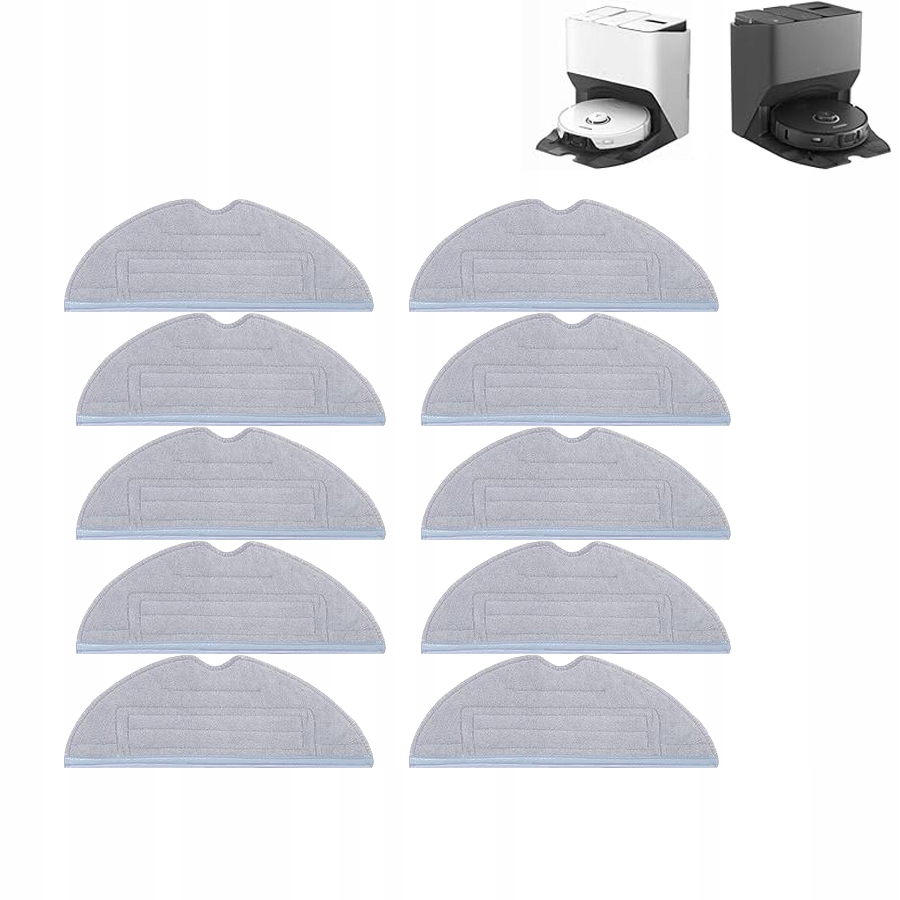 10x Mop mikrofibra ścierka do odkurzacza Roborock S7 / S7 max / S7 Plus/ S8