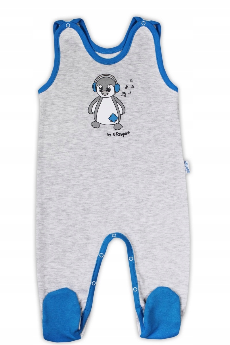 Śpiochy niemowlęce szare PINGWINEK Bamar Nicol 52