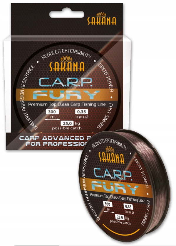 SAKANA ŻYŁKA C.A.R.P. FURY 0,35mm x 300m