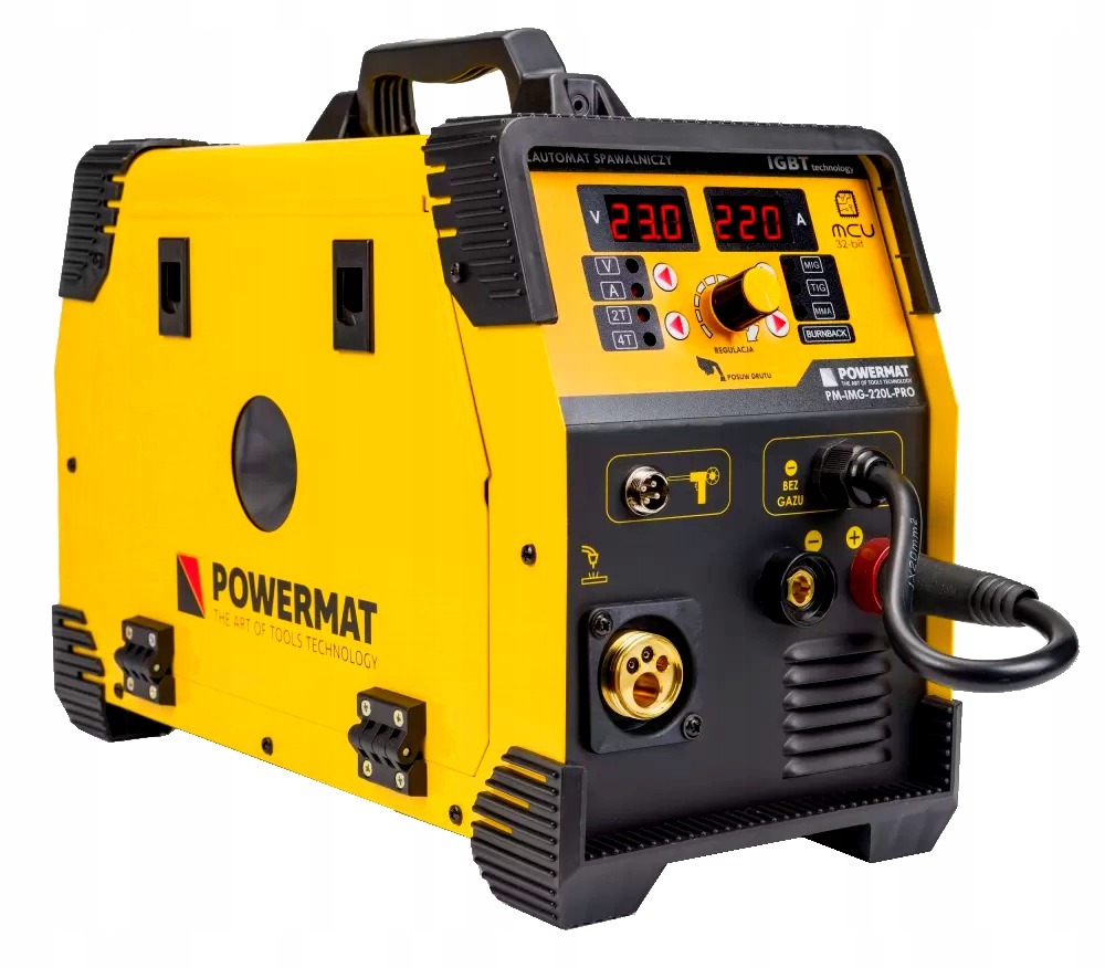 SPAWARKA MIGOMAT POWERMAT 220L PRO MMA TIG 3W1 Kod producenta PM-IMG-220L-PRO
