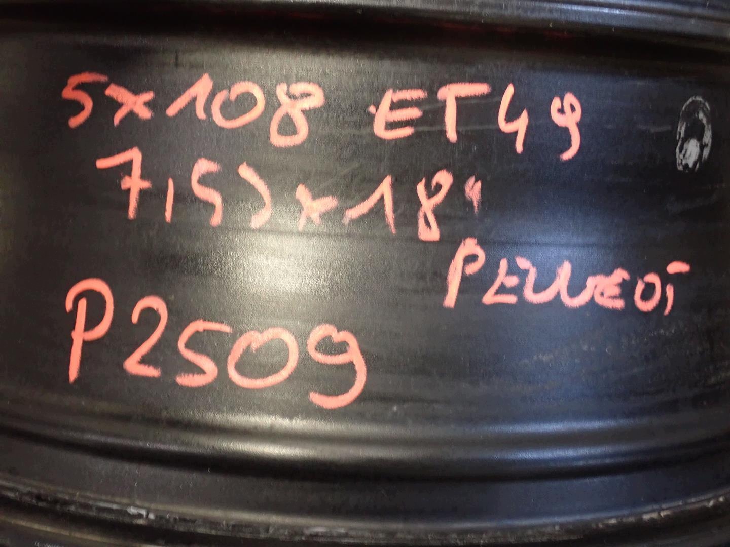 disk disk PEUGEOT 5x108 ET49 7,5J 18" 9811635077