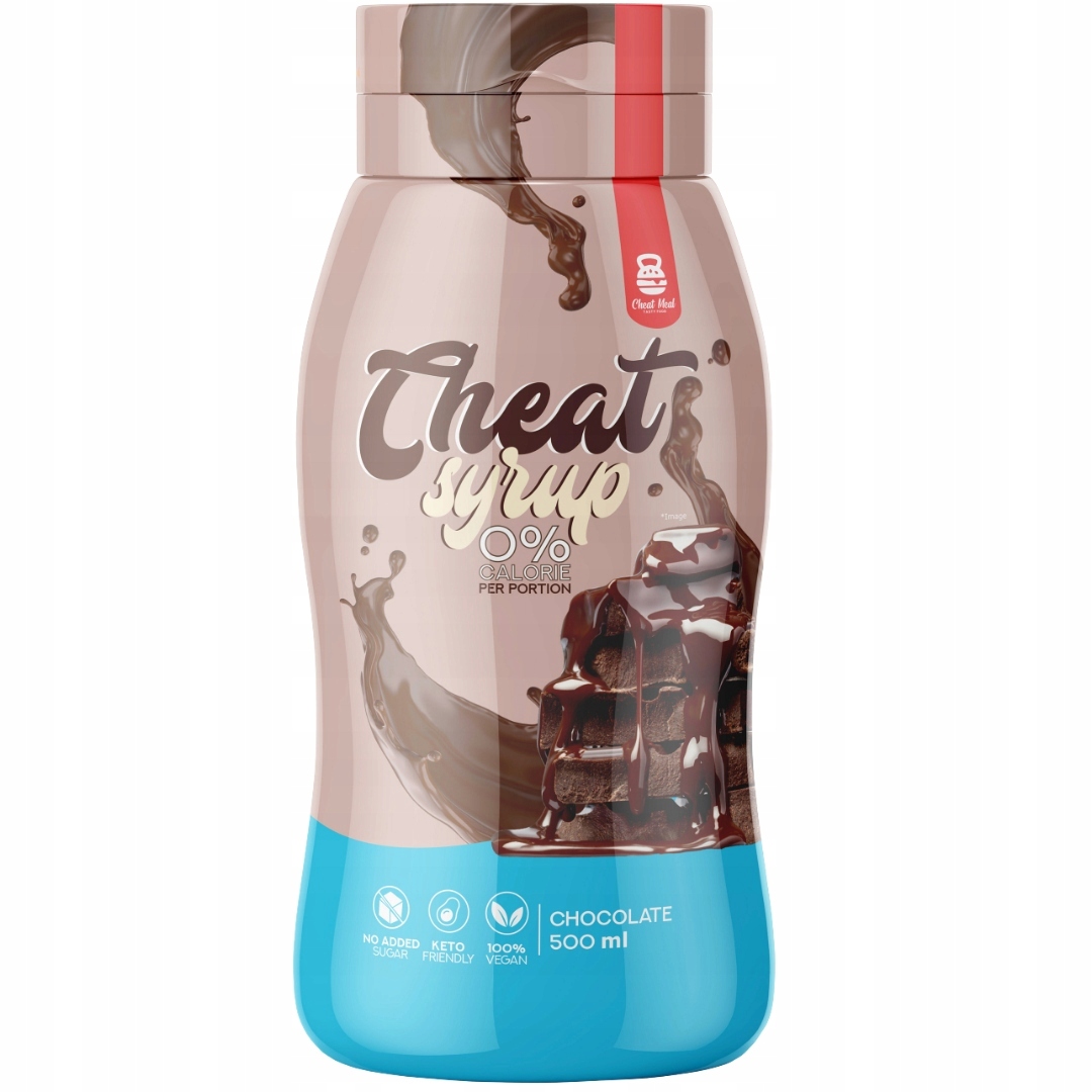 Levně Cheat meal Sirup 500 ml 0 Kcal čokoládová příchuť
