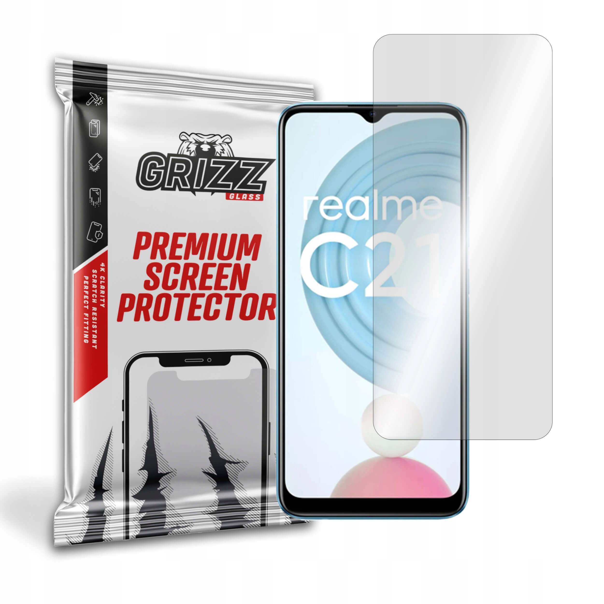 

Szkło hybrydowe na ekran do Realme C21