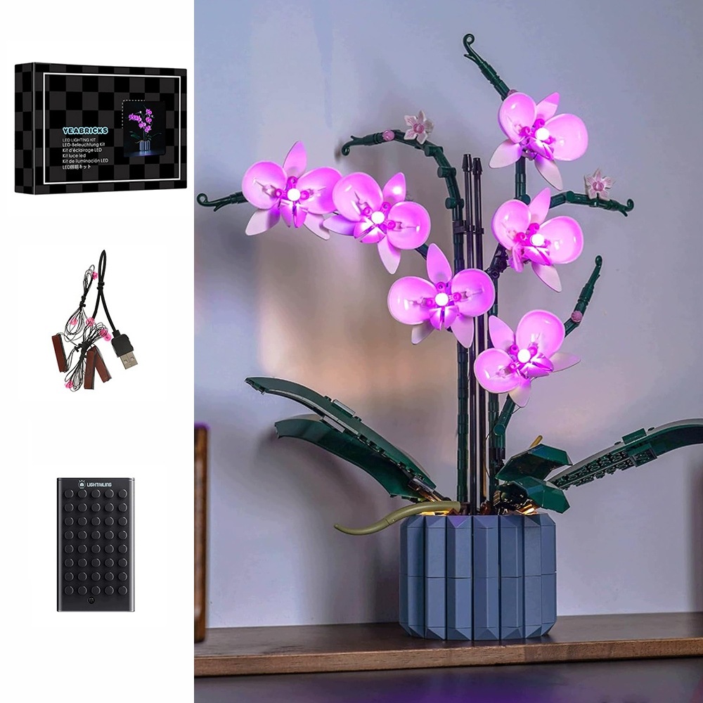 Sada Led osvětlení pro sadu Lego 10311 Orchidej Bez kostek
