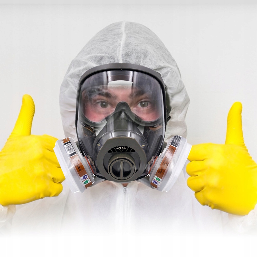 6800 MASKA ODDECHOWA WIELOKROTNEGO UŻYTKU Z FILTRAMI ANTYPYŁOWA, ANTYGAZOWA Model Maska Gazowa