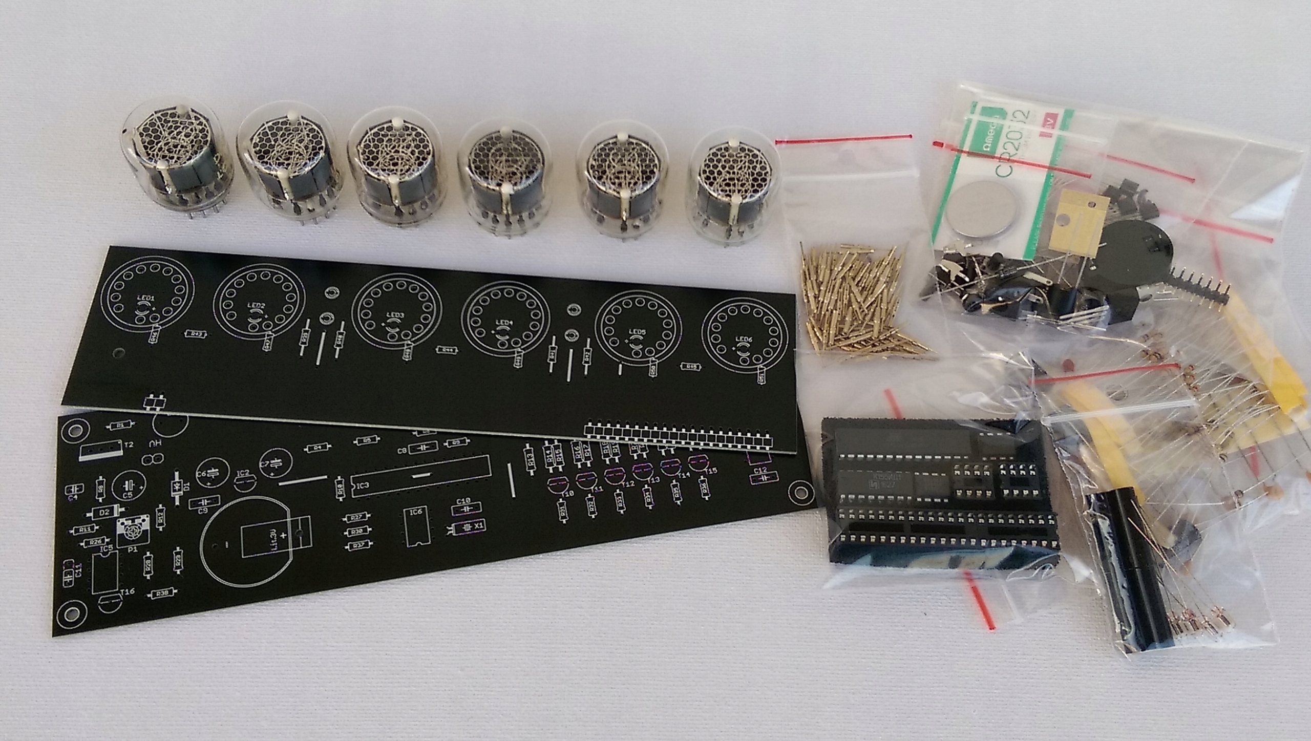 Zegar Lampowy NIXIE 6x LC513 Zestaw do montażu KIT Producent Inna