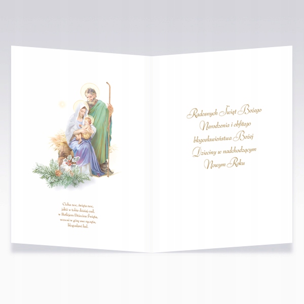 KARNET LAURKA KARTKA ŚWIĘTA BN + KOPERTA + OPŁATEK Kod producenta brak