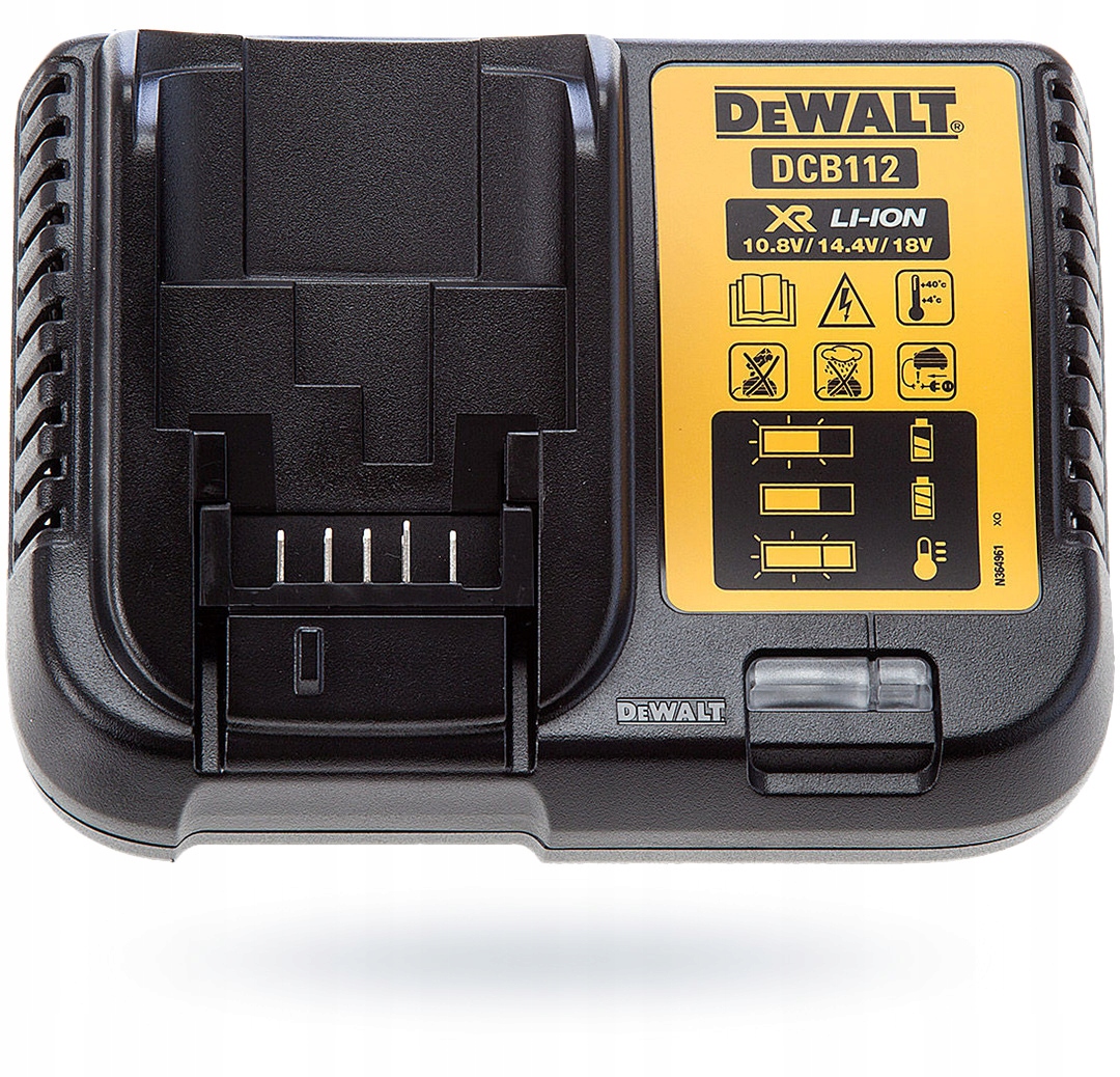 Ładowarka XR Li-Ion 10,8/12/14,4/18V DeWALT DCB112 Seria XR