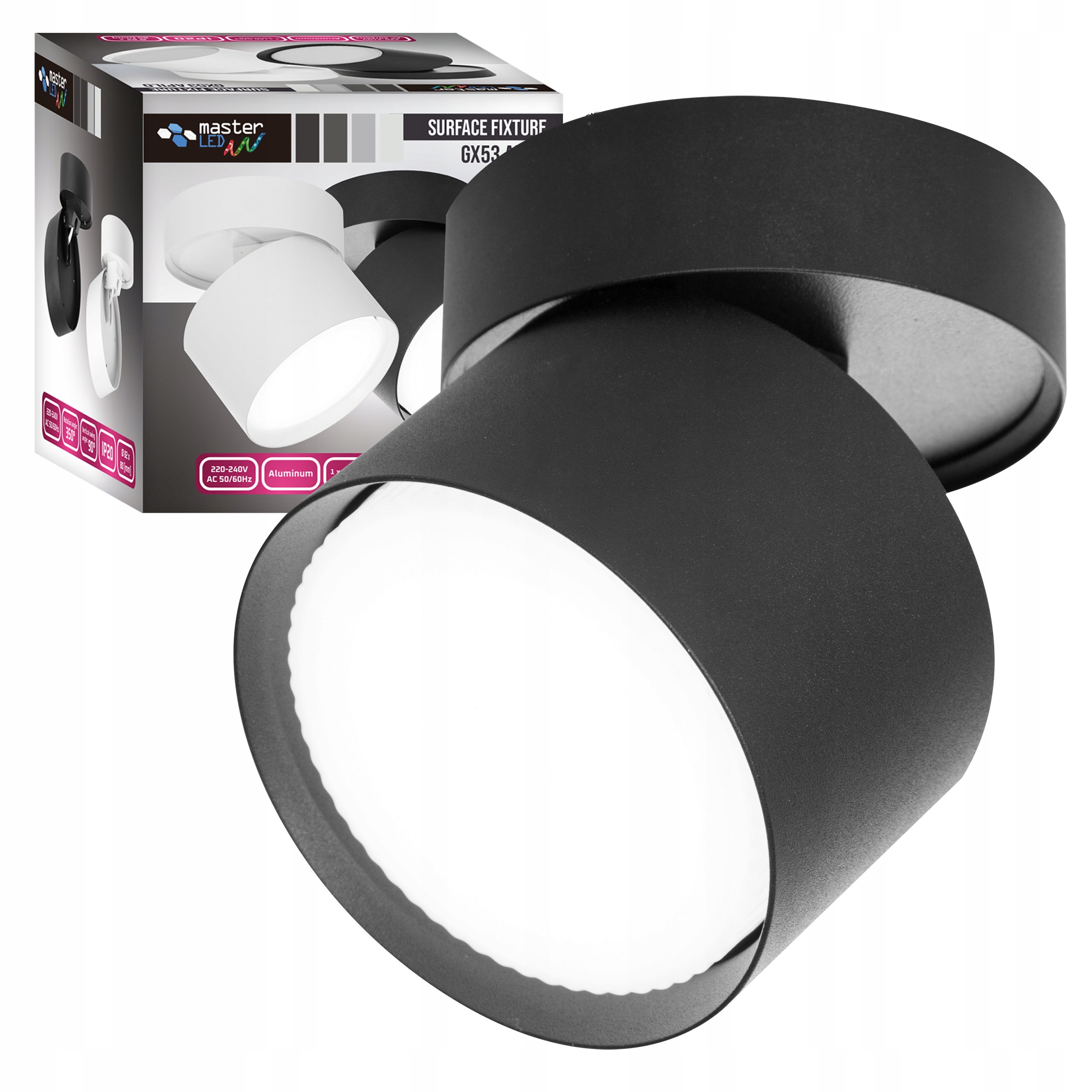 Потолочный светильник галогенный светодиодный светильник GX53 точечный движущийся настенный светильник точечный светильник