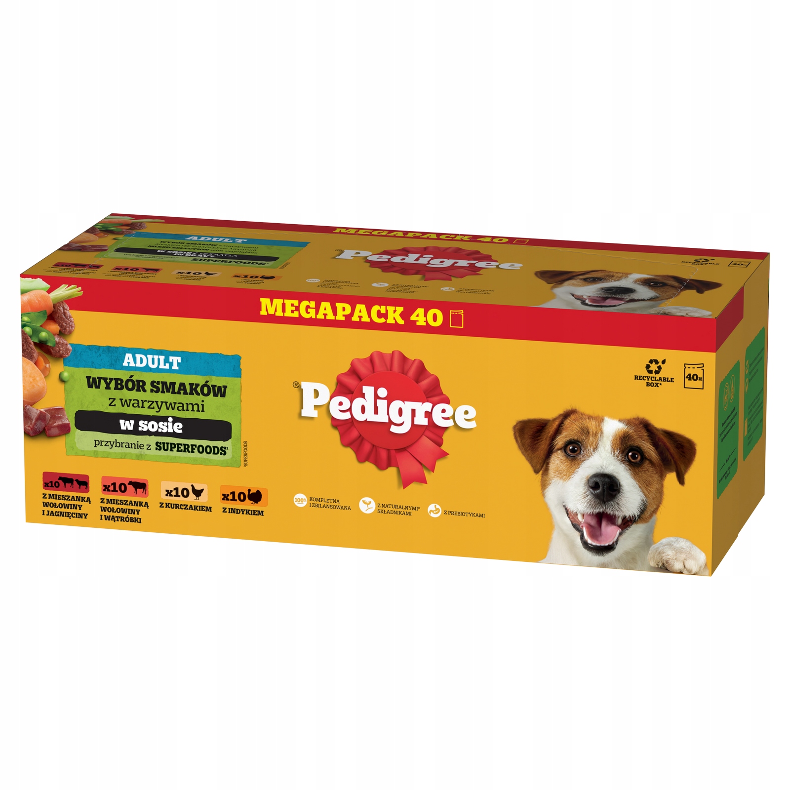 Levně Pedigree Vlhké Krmivo pro dospělé psy Sáček Mix Chutí 40x100 g