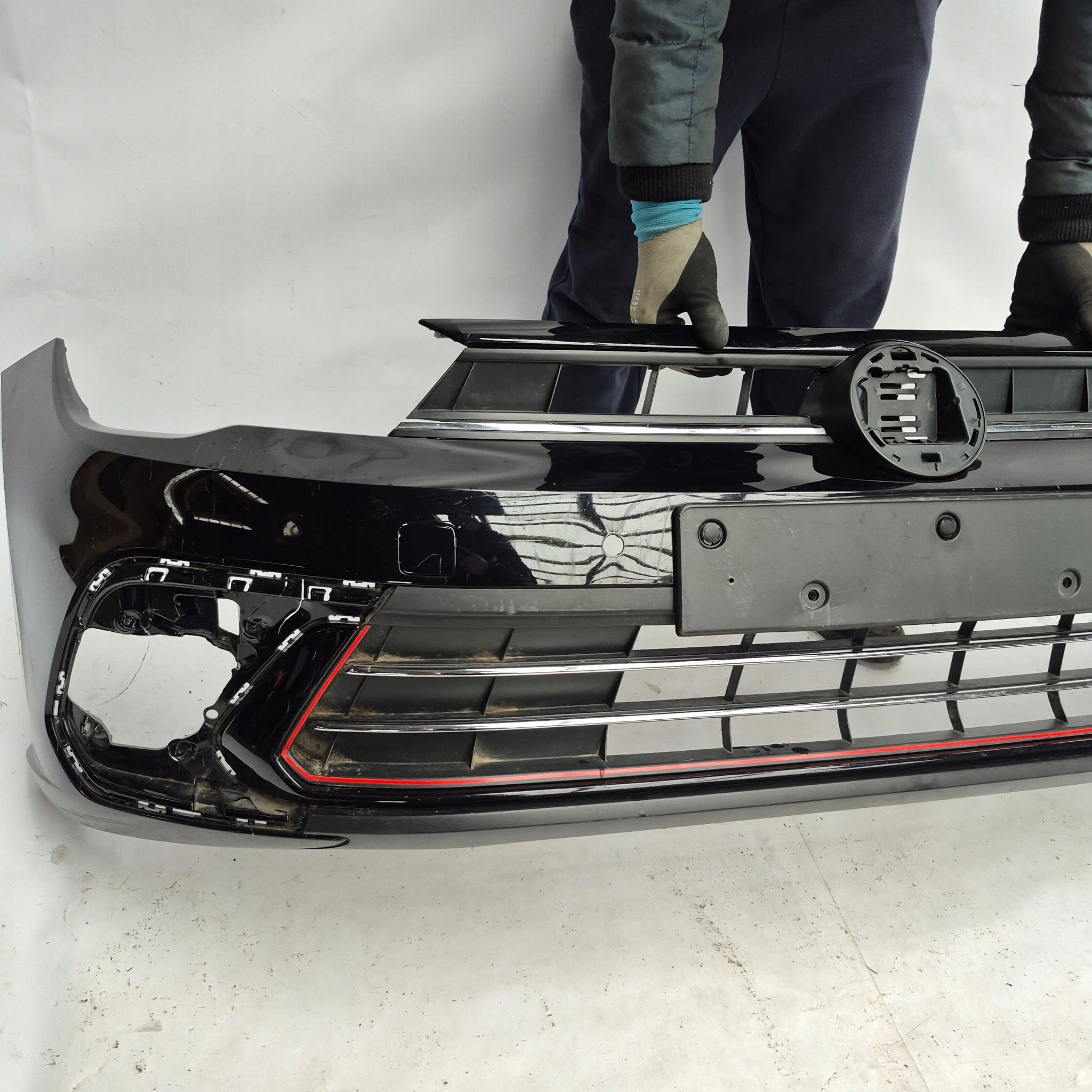 VW POLO VI 2G LIFT 21- bumper front front PDC 2GS807221H