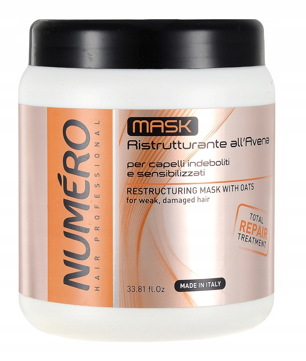 NUMERO_Restructuring Mask With Oats restrukturalizační maska s ovsem 1000 ml