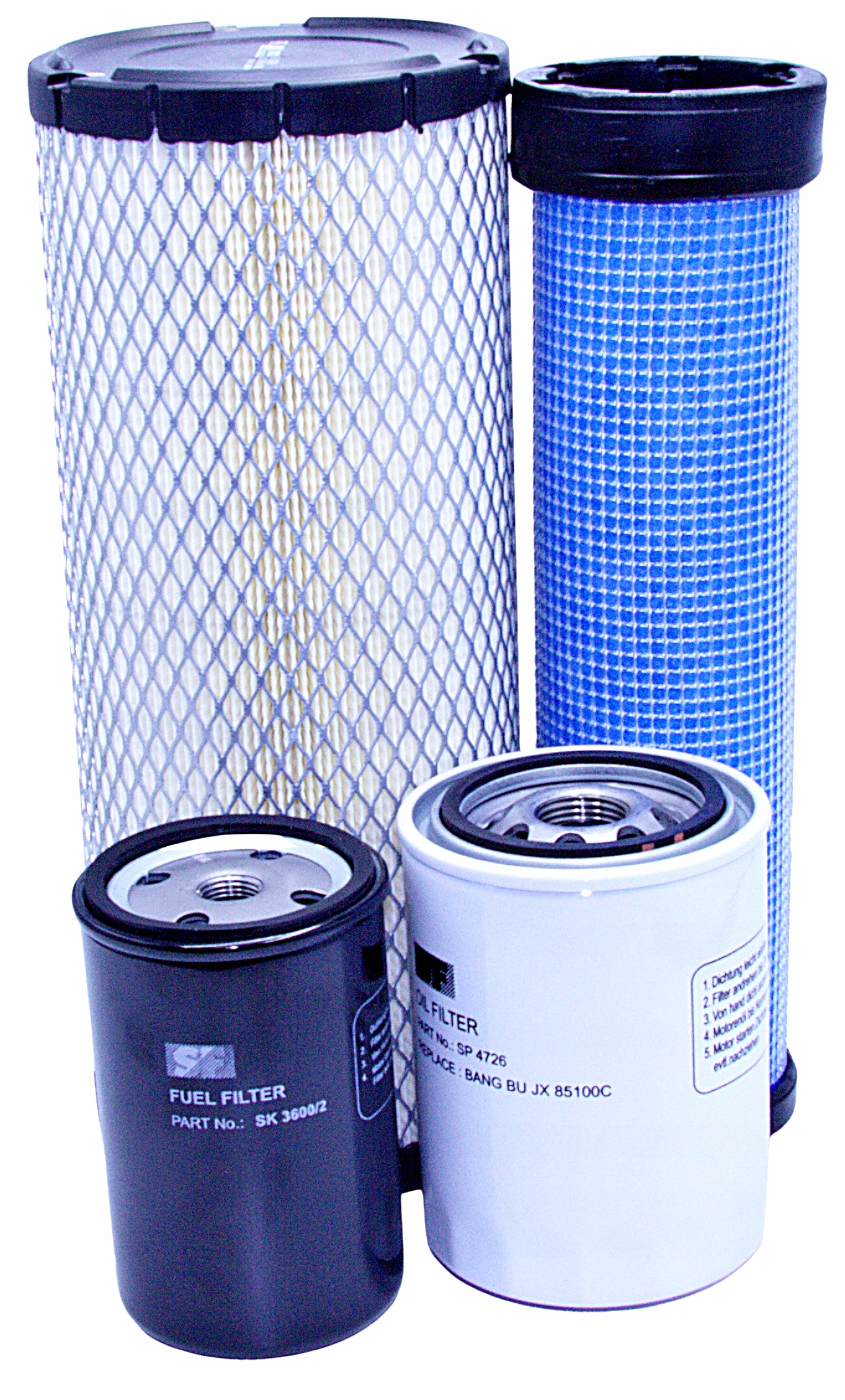 Filtry Lovol Foton M 504, M504 – vzduch, olej, palivo
