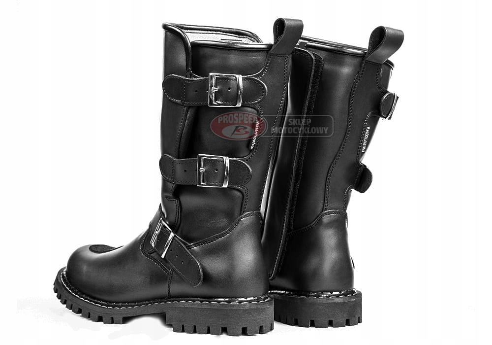 Buty Motocyklowe Skórzane Chopper Black KLW 39 Rozmiar 39