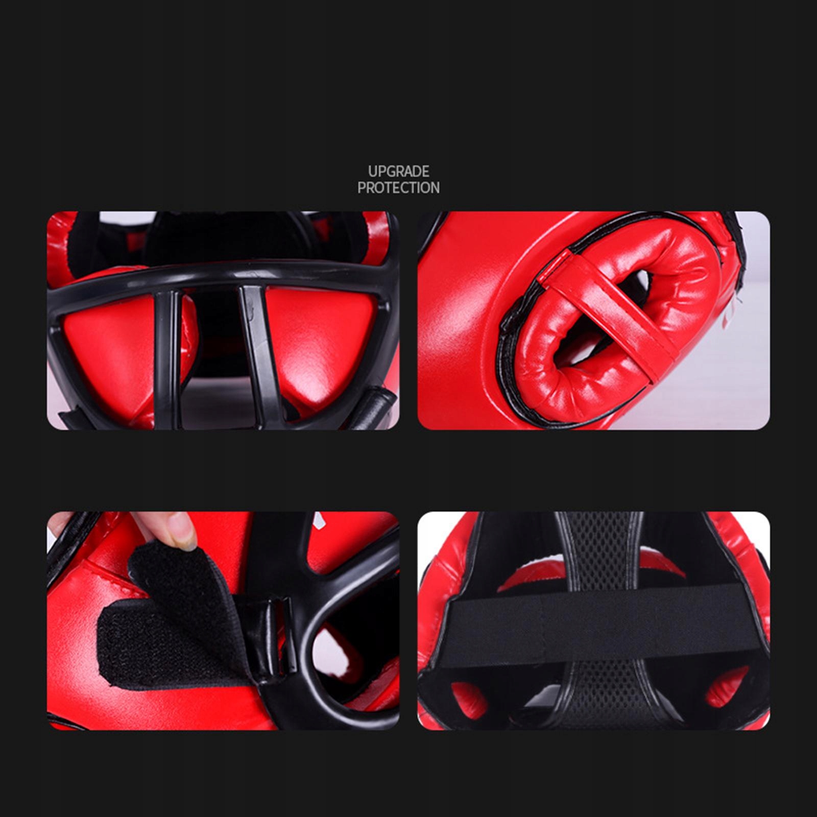 Boxing Headgear Boxing Headgear MMA Red of S Marka bez marki