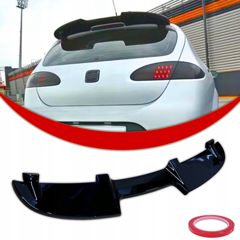 Lotka Spoiler Seat MK2 04-09 Předlift Doplněk Černý Lesk