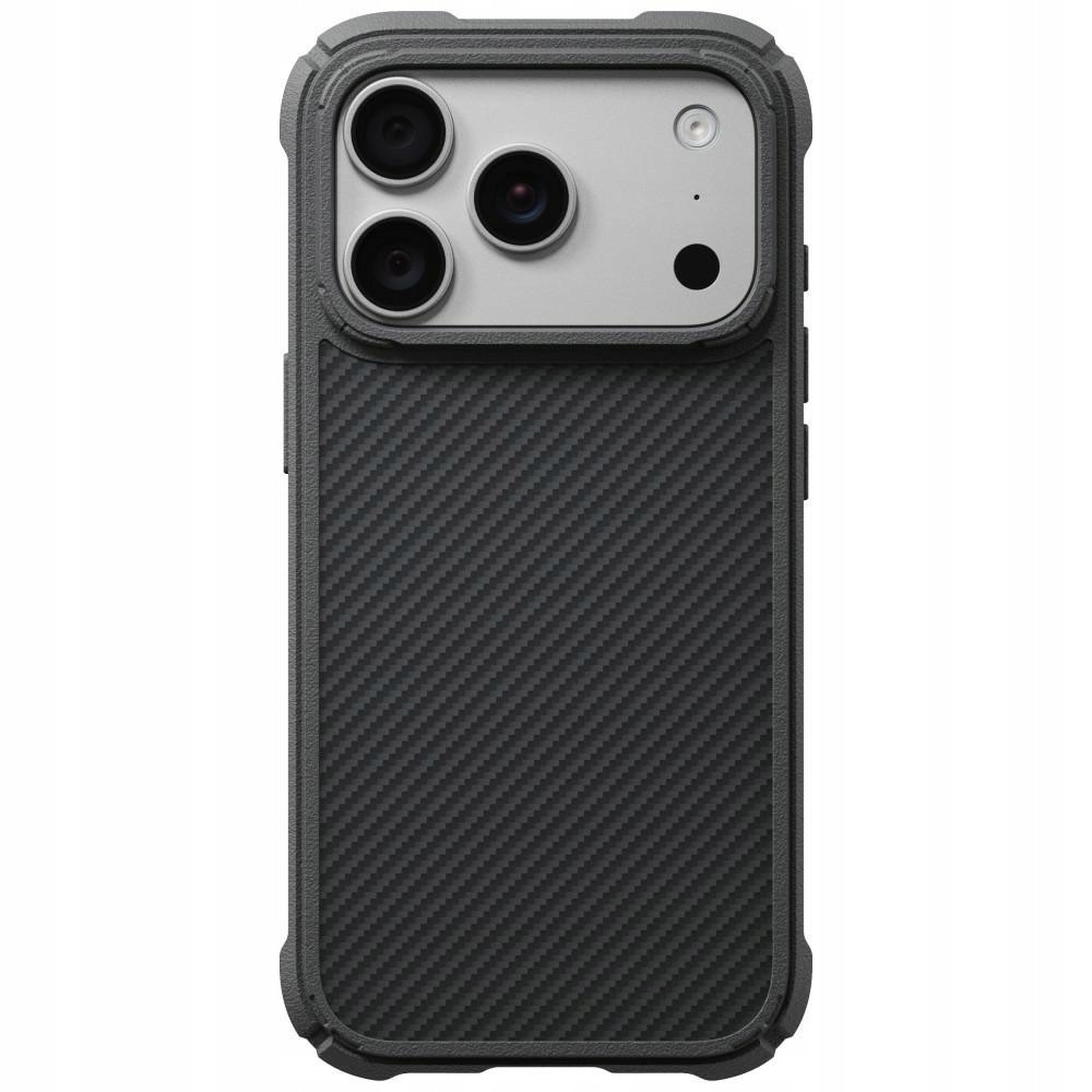 Puzdro Pitaka Cairn Case pre iPhone 18 Pro 17 Pro čierno-šedé