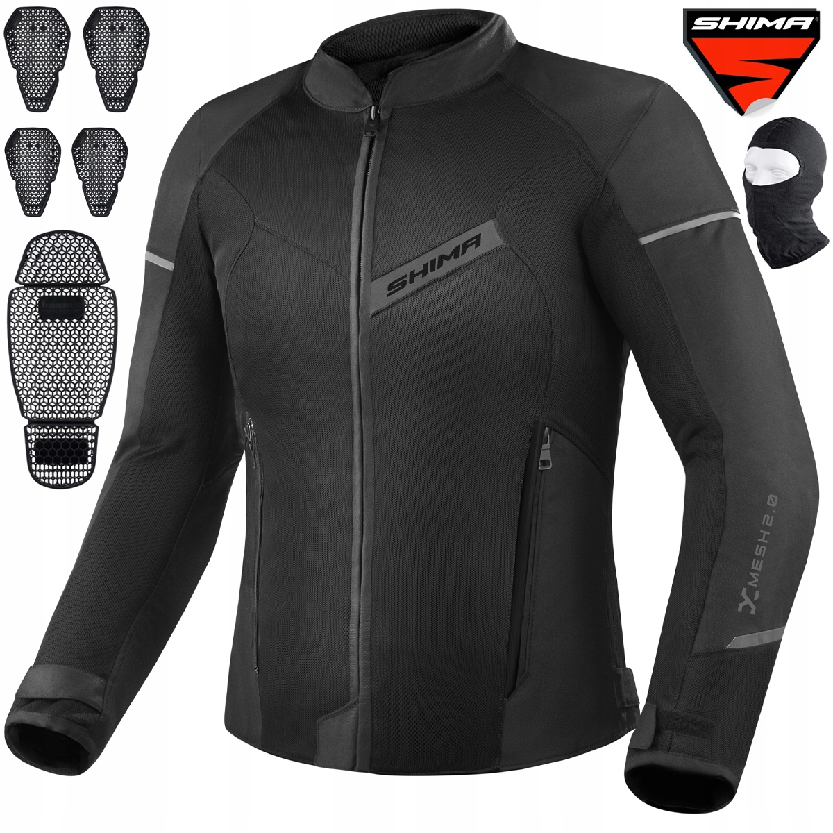 Motocyklová Bunda Shima X-mesh 2.0 Vetraná Textilná Darčeky L