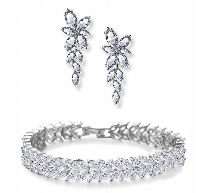 Exkluzivní Svatební Komplet S Diamantovými Zirkony