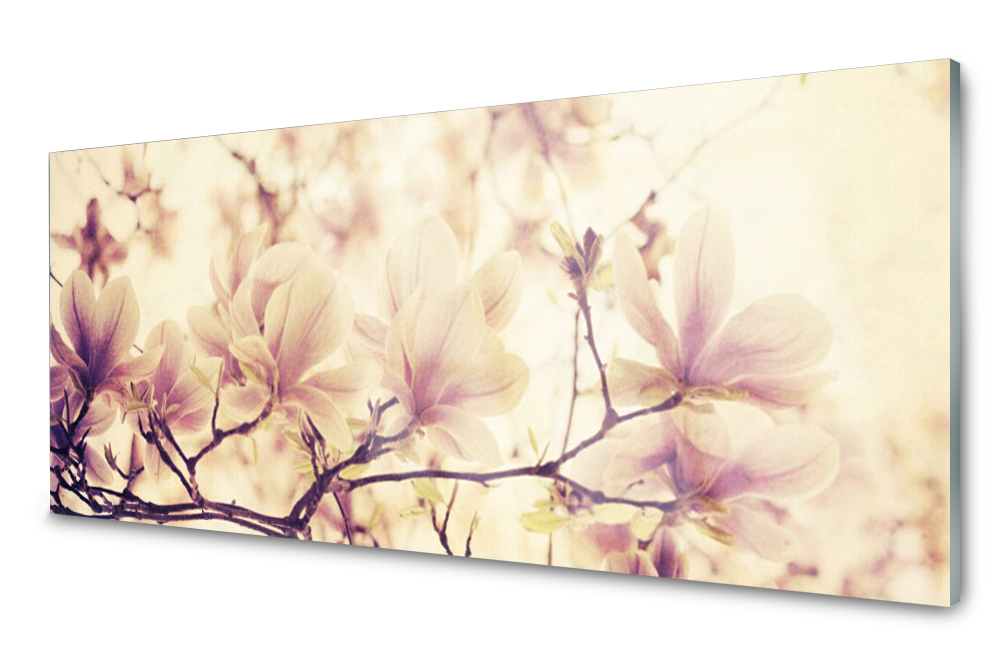 

Panel szklany do kuchni Kwiaty Roślina 125x50