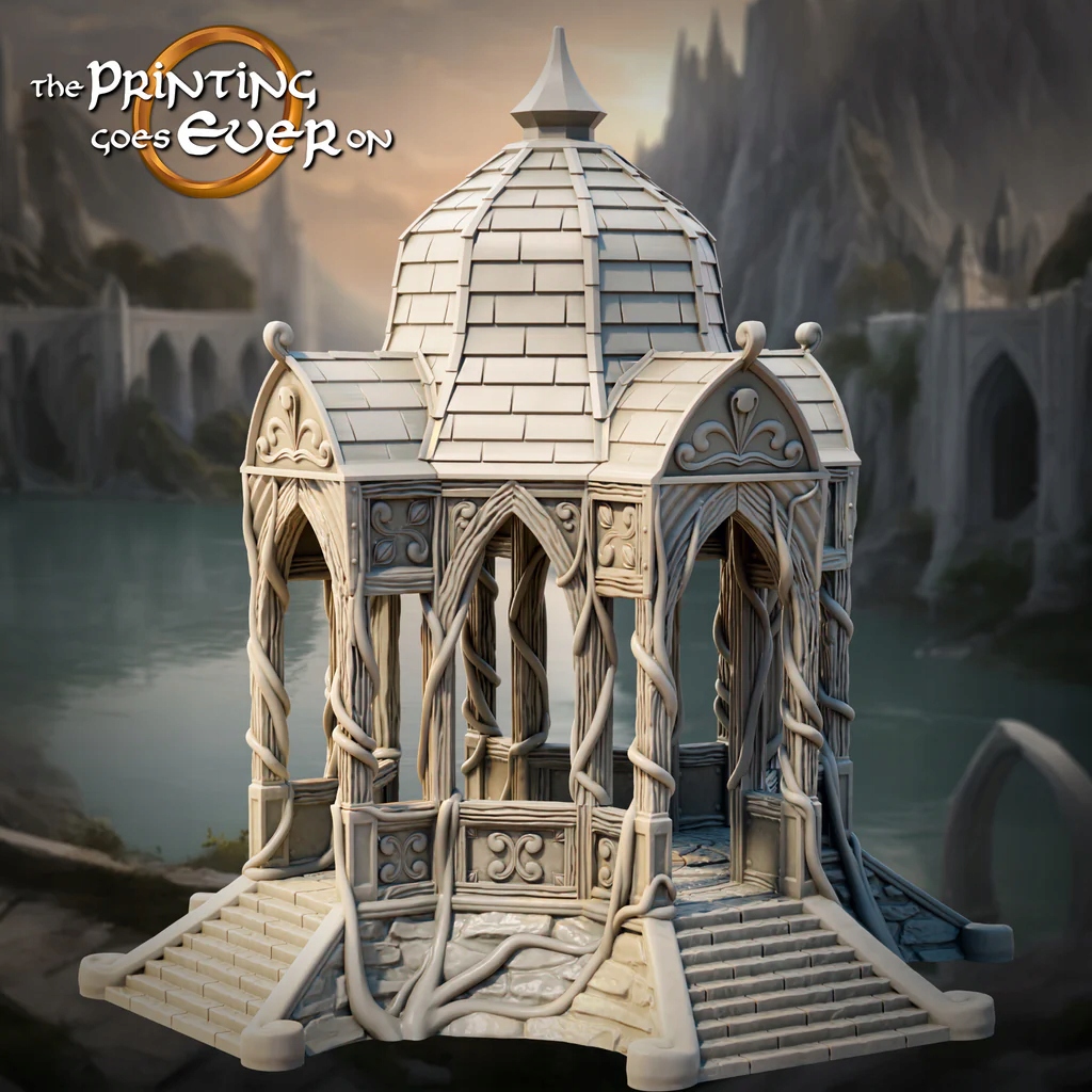 Elven Gazebo The Printing Goes Ever On
