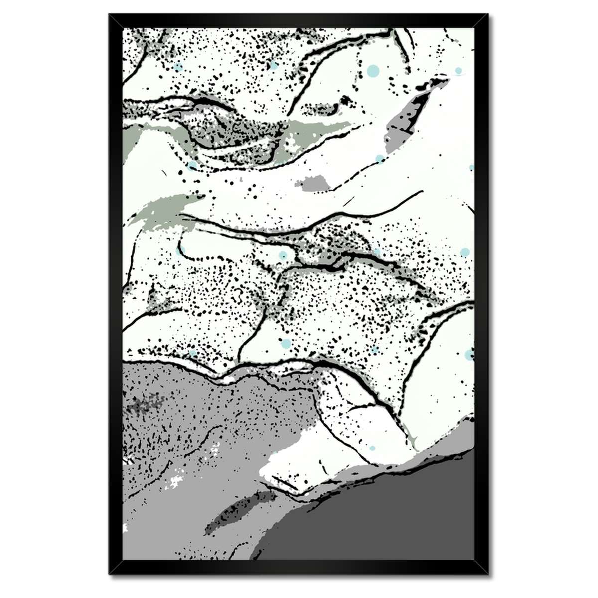 Plakáty v rámu 40x60 Abstrakce Přírodní pěna