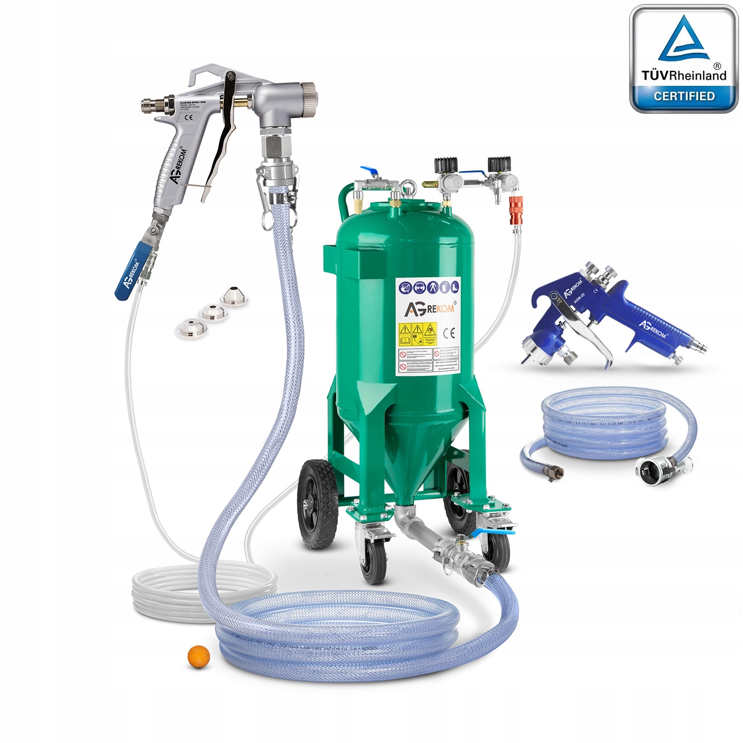 Omítací Agregát Pro Fasádní Omítky A Malování Základního Nátěru 35 l