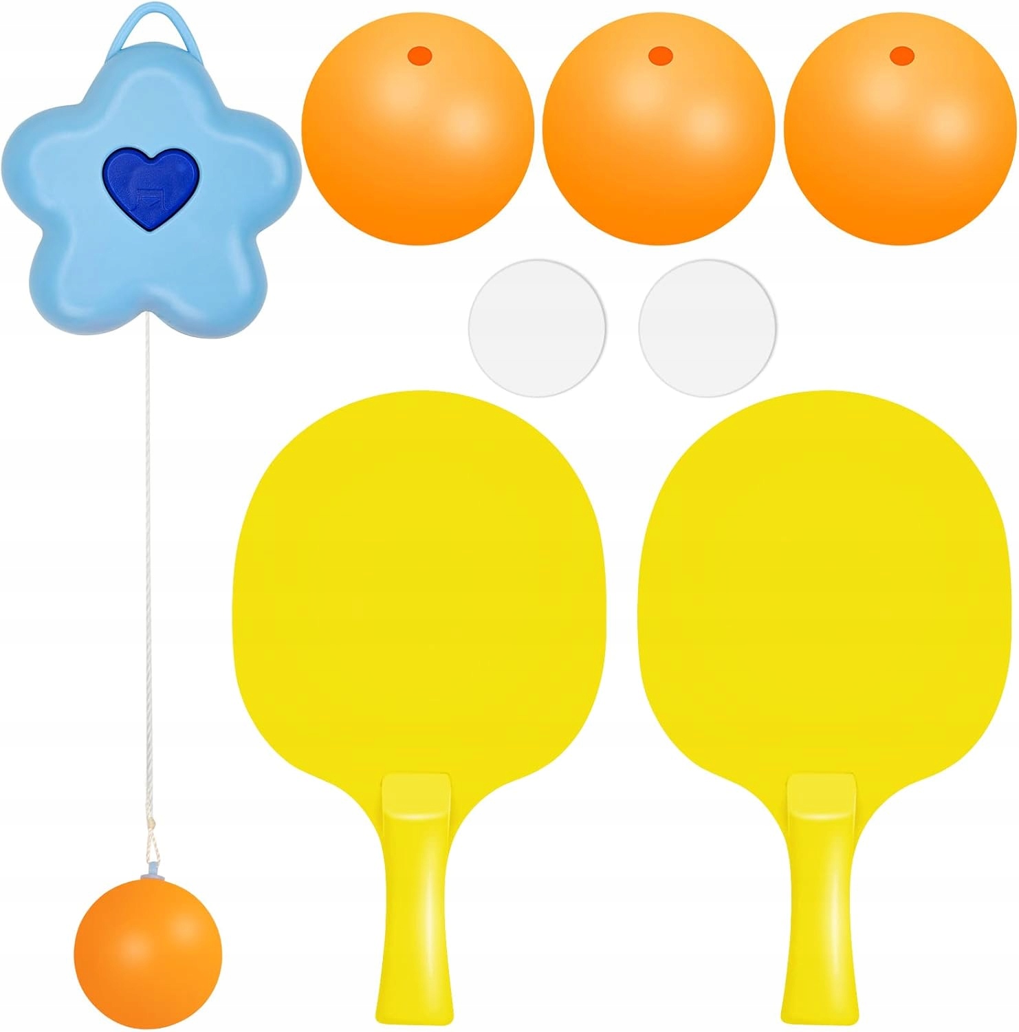 TENIS STOŁOWY ZESTAW TRAINER TRENING TENISA PINPONG WISZĄCY