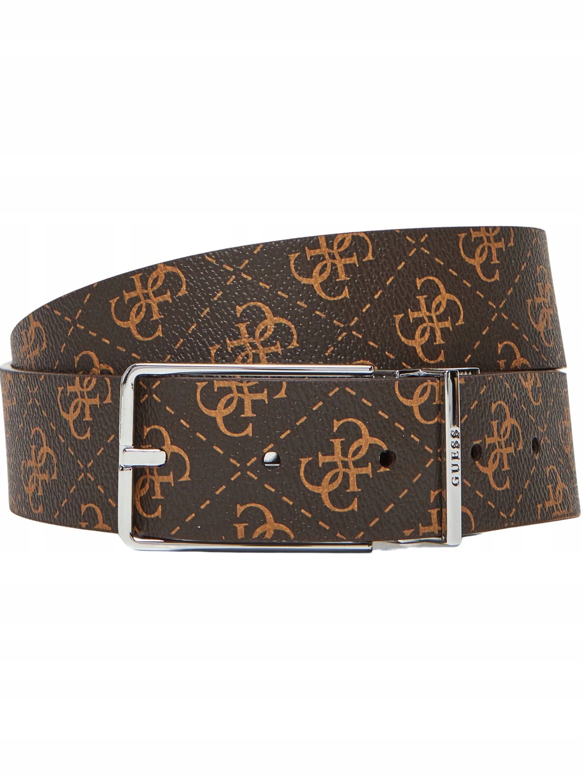 Pásek pánský oboustranný Guess Bmaglo P5235 Hnědý Pásek: XL