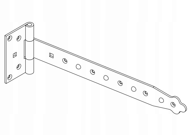 ZAWIAS ALTANOWY PROSZKOWO MALOWANY 300 MM 30CM Marka Najder