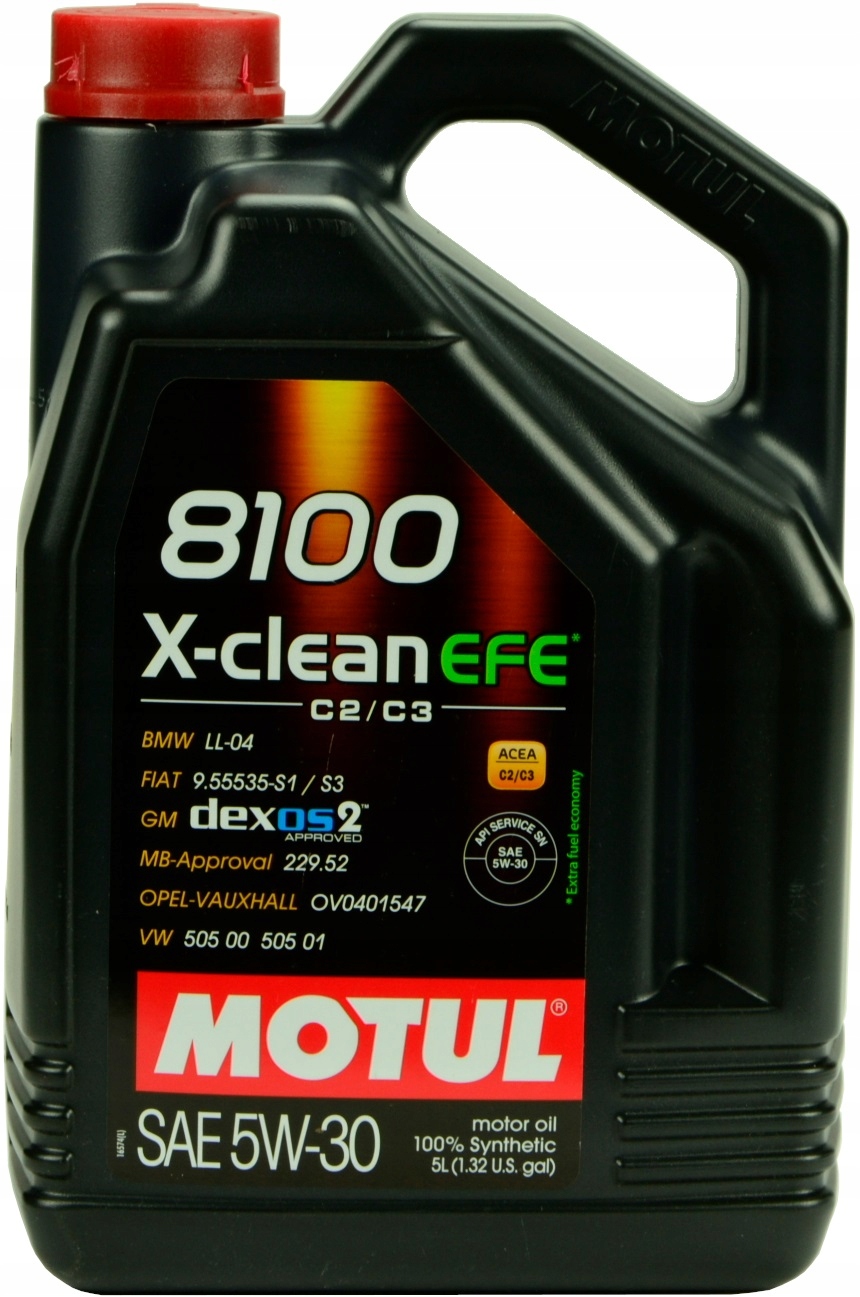 Olej 5W30 5L Motul 8100 X-Clean Efe Vw 505 00/505 01