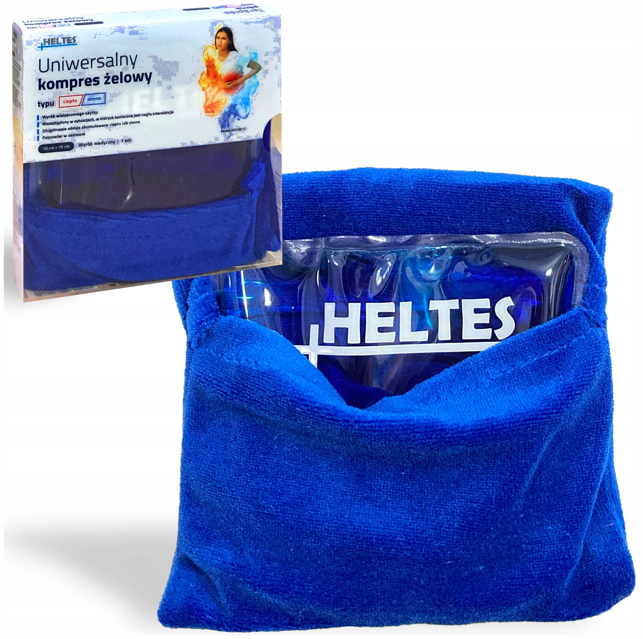 

Odkład w żelu hot cold kompres opatrunek 10x10 cm