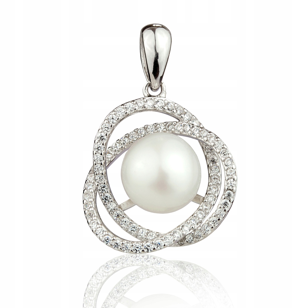 Oslňující Stříbrný Přívěsek S Perlou Přívěsek
